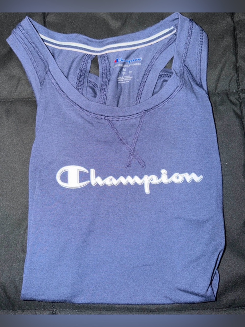 Women’s Medium Champion Racerback Tank Top Blue